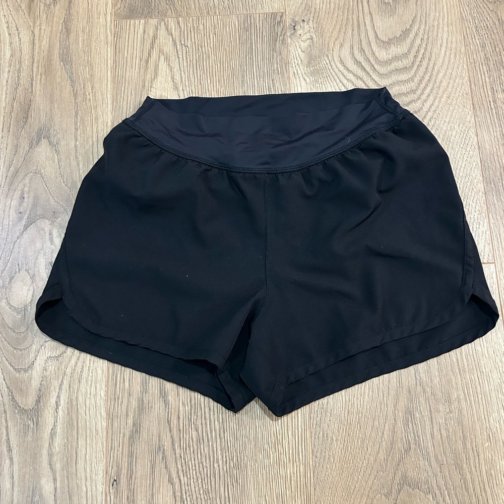 gb girls Sleek Black Athletic Shorts
